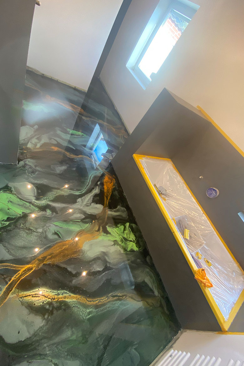 Projekt Badezimmer - Art & Raumdesign | Epoxy | Fußboden | Maler Kiel